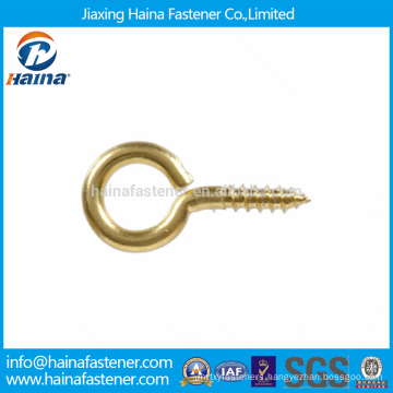 Yellow Zinc Plated Welded Eye Screws